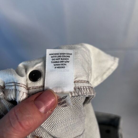 J Jill Light Grayish Slim Leg Stretch Basic Petite Denim Jeans Size 8 - Picture 10 of 11